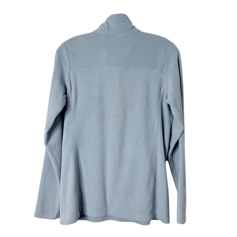 Columbia Women's Fleece Pullover S Lake Aloha Half Zip Sweater Blue Lightweight - Picture 5 of 7